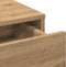 vidaXL - Kaptafel - met - LED - Verlichting - - - Artisan - Eiken, - 50x41x135 - cm