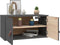 vidaXL - Wandkasten - 2 - st - 60x30x30 - cm - massief - grenenhout - wit