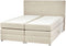 ADMIRAL - Boxspringbed - Beige - 160 x 200 cm - Polyester