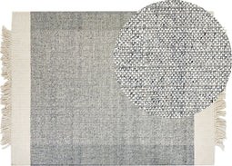 TATLISU - Modern vloerkleed - Gebroken wit - 140 x 200 cm - Wol