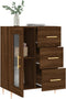 vidaXL - Dressoir - 69,5x34x90 - cm - bewerkt - hout - bruin - eikenkleur