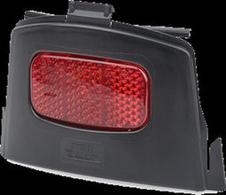 Bobike Achterplaat Pvc met Reflector - Zwart