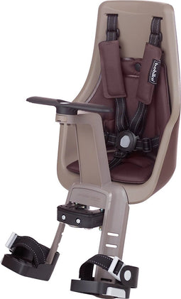 Bobike Exclusive Mini Plus Fietsstoeltje - Stuurbevestiging - Chocolate