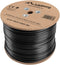 Bobina DE Cable para Exterior LANBERG LCU5-30CU-0305-BK - RJ45 - CAT 5E - UTP - AWG24-305M - black - Gel