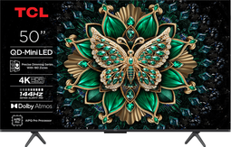 TCL 50Q6C - Ultra HD TV - QD-Mini LED 4K HDR - Zwart (2025)