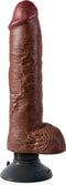 Pipedream - King Cock - Vibrating Cock with Balls - 10 Inch - Flesh