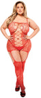 Dames jumpsuit Baci Lingerie Bodystocking (Queen)