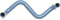 Bocht Candle Holder (Very Blue)