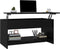 vidaXL - Salontafel - 102x50x52,5 - cm - bewerkt - hout - zwart