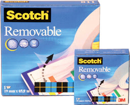 Scotch - Plakband 811 19mmx66m onzichtbaar verwijderbaar mat