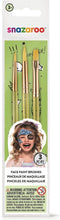 Snazaroo - Schminkpenselen Set - 3 stuks - Groen