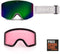 SINNER AURA - Skibril - Incl EXTRA LENS - Matte White