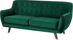 BODO - Driezitsbank - Groen - Fluweel