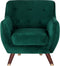 BODO - Fauteuil - Groen - Fluweel