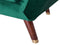 BODO - Fauteuil - Groen - Fluweel
