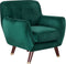 BODO - Fauteuil - Groen - Fluweel