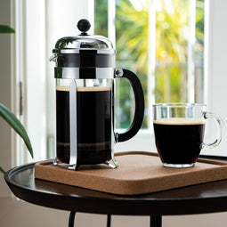 Bodum Chambord French Press Cafetière - RVS - 1 l 8 kops