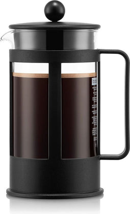 Bodum | Kenya Cafetière | Zwart | 1 Liter / 8 kops