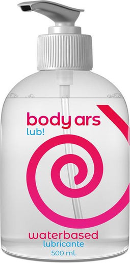 BODY ARS - Water Base Lubricant Gel Natural Dispenser 500 Ml