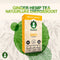 Body & Mind Botanicals - Gember Hennep Thee - Vegan & Biologisch - Welzijnsproduct - 10 Theezakjes - 350mg CBD per Doos