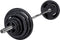 Body-Solid 140 kg set olympische halterschijven + halterstang + sluitveren - Gewichten