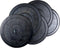 Body-Solid Chicago Extreme Zwarte Olympische Bumper Plates OBPXK (25kg)