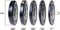 Body-Solid Chicago Extreme Zwarte Olympische Bumper Plates OBPXK (25kg)