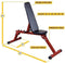 Body-Solid Fid Bench - Trainingsbank - Fitnessbank - Rood