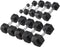 Body-Solid Hexa Rubber Dumbbell Set 27.5 - 35 kg