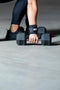 Body-Solid Hexagon Rubber Dumbbell - per Paar 22.5 KG Paar