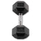 Body-Solid Hexagon Rubber Dumbbell - per Paar 27.5 KG Paar