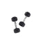 Body-Solid Hexagon Rubber Dumbbell - per Paar 35 KG Paar