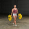 Body-Solid Olympische Shrug Bar met hendels