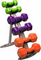 Body-Solid Vinyl Dumbell Rek