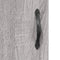 vidaXL - Dressoir - 90x34x80 - cm - bewerkt - hout - grijs - sonoma - eikenkleurig