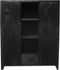 Boekenkast Boaz 150 cm - zwart