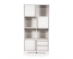 Boekenkast Boaz 90 cm breed - Beige | BY-BOO