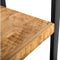Boekenkast Britt mangohout met legplanken 55 cm - Naturel