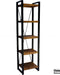 Boekenkast Britt mangohout met legplanken 55 cm - Naturel