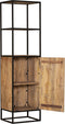 Boekenkast Denver 1 deur - 55 cm - naturel