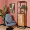 Boekenkast Denver 1 deur - 55 cm - naturel