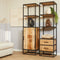 Boekenkast Denver 1 deur - 55 cm - naturel