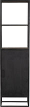 Boekenkast Denver 1 deur - 55 cm - zwart
