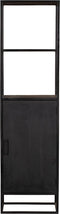 Boekenkast Denver 1 deur - 55 cm - zwart