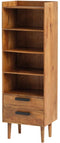 Boekenkast Flare 165 cm - Bruin | Nijwie