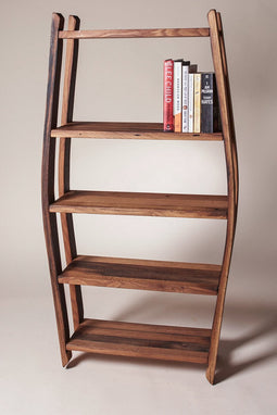 Boekenkast Large van oude whiskyvaten - 135 x 70 x 25 cm - Handgemaakt - Darach Scotland