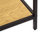 Boekenkast Naturel Eiken - Open Kast - 70x35x88,8cm - Altino - Giga Meubel