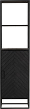 Boekenkast New York 1 deur - 55 cm - zwart