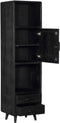 Boekenkast Omaha Black - 55 cm - zwart