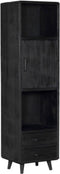 Boekenkast Omaha Black - 55 cm - zwart